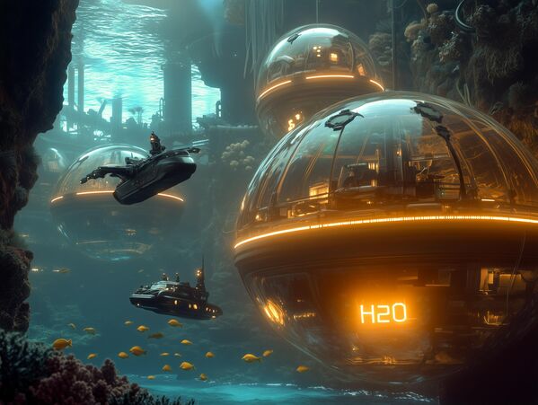 أطلانتس- هي جزيرة غارقة وصفها أفلاطون بأنها حضارة قوية غرقت في المحيط بسبب كبريائها، وهي رمز للعظمة المفقودة والغموض - سبوتنيك عربي