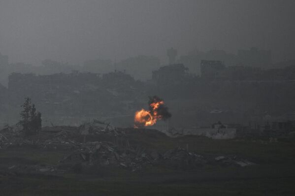 انفجار شمالي قطاع غزة - سبوتنيك عربي
