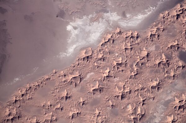 منظر للصحراء الكبرى في أفريقيا من الفضاء. - سبوتنيك عربي