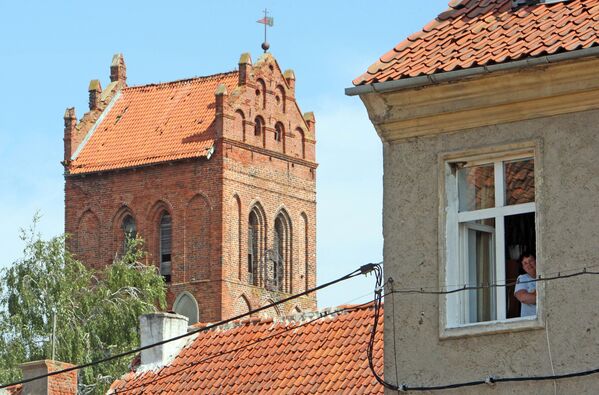 كنيسة في جيليزنودوروجني هي قرية في منطقة برافدينسكي في مقاطعة كالينينغراد - سبوتنيك عربي