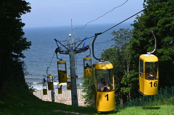 التلفريك في سفتلوغورسك في مقاطعة كالينينغراد - سبوتنيك عربي