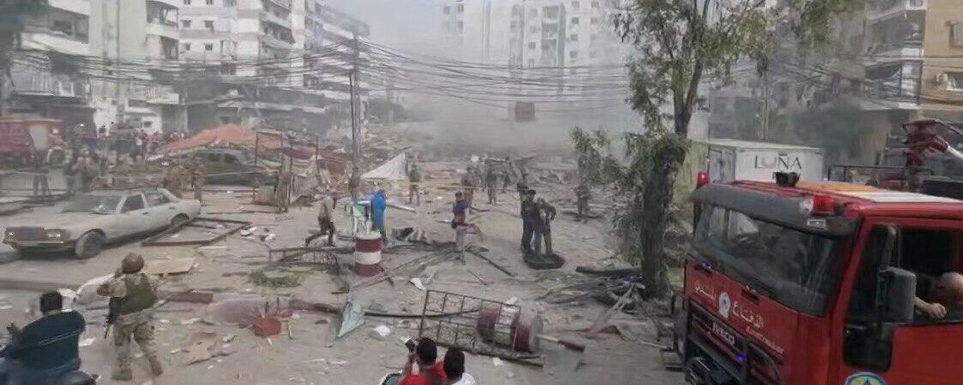 غارة إسرائيلية على الضاحية الجنوبية  - سبوتنيك عربي, 1920, 01.04.2025