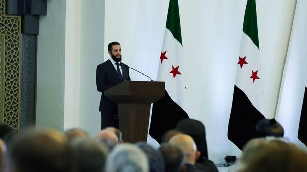 الرئيس السوري للمرحلة الانتقالية أحمد الشرع - سبوتنيك عربي