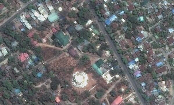 معبد &quot;ما شي خا نا&quot; باغودا قبل الزلزال في ميانمار - سبوتنيك عربي