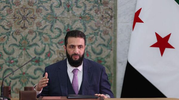 الرئيس السوري للمرحلة الانتقالية أحمد الشرع - سبوتنيك عربي