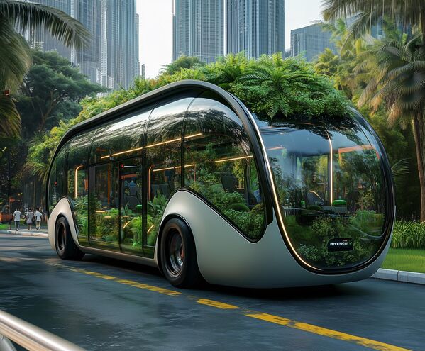 حافلة البيت الأخضر، دبي - سبوتنيك عربي