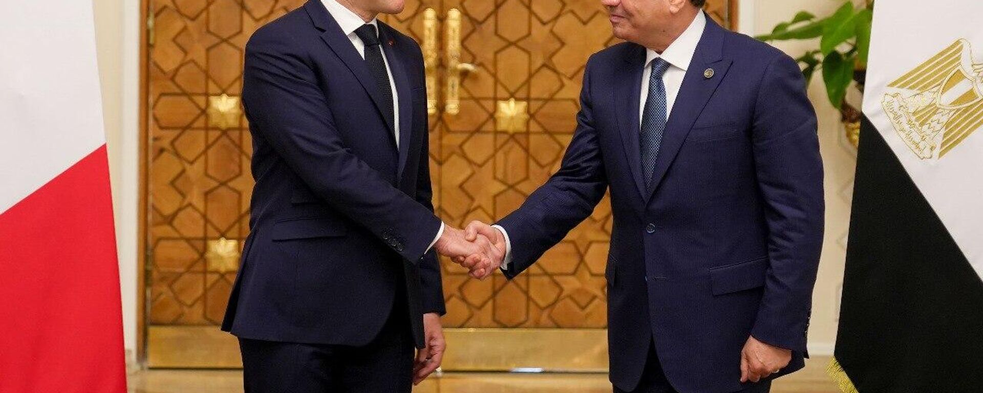 زيارة الرئيس الفرنسي إيمانويل ماكرون لمصر ولقاء الرئيس المصري عبد الفتاح السيسي - سبوتنيك عربي, 1920, 07.04.2025