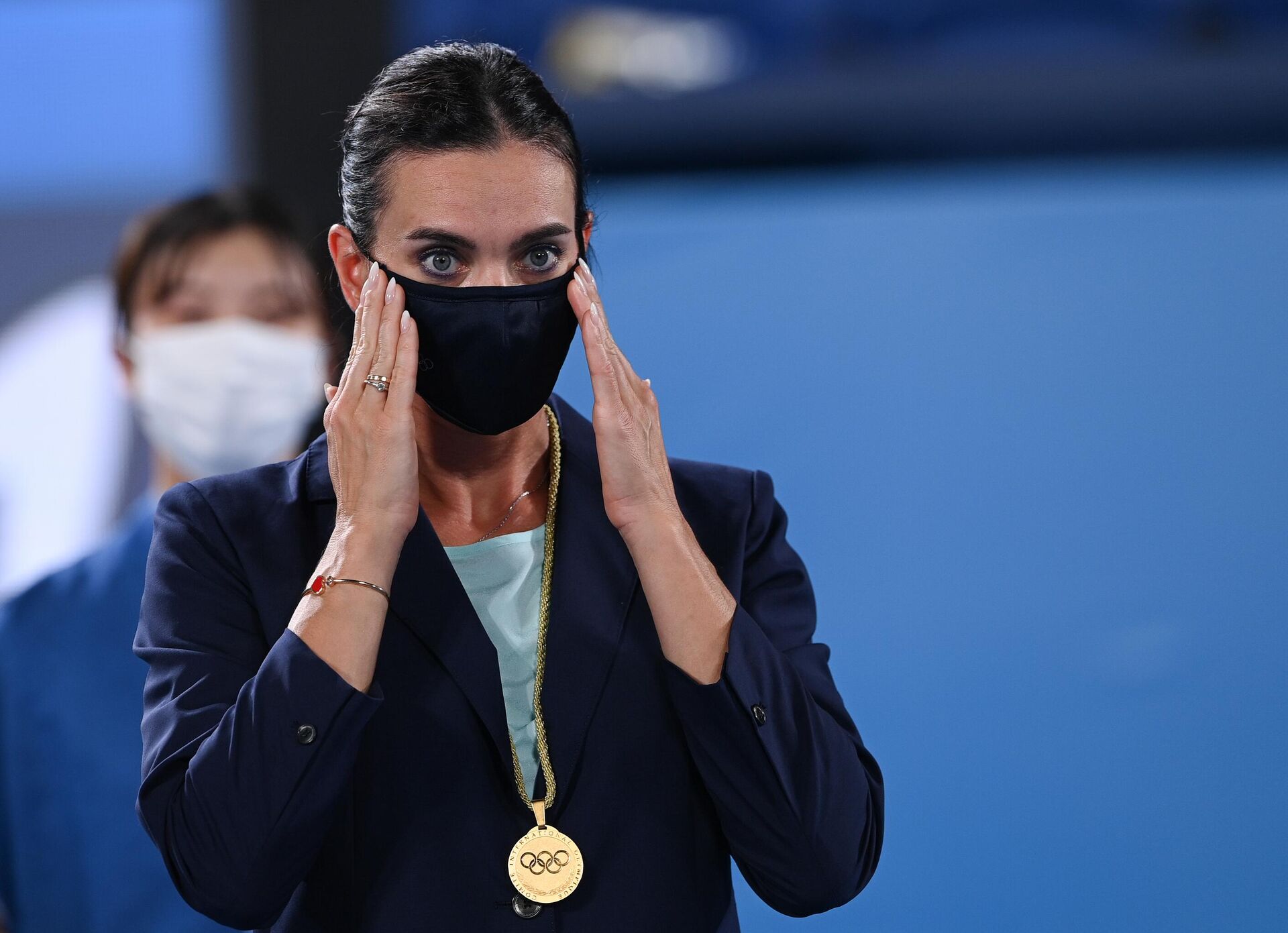 البطلة الأولمبية وعضو اللجنة الأولمبية الدولية يلينا إيسينباييفا - سبوتنيك عربي, 1920, 07.04.2025