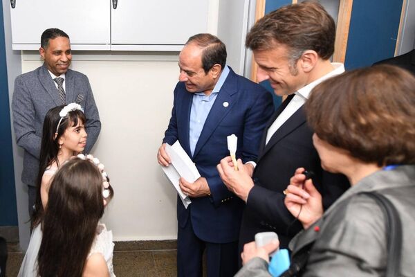 السيسي وماكرون يزوران مدينة العريش
 - سبوتنيك عربي