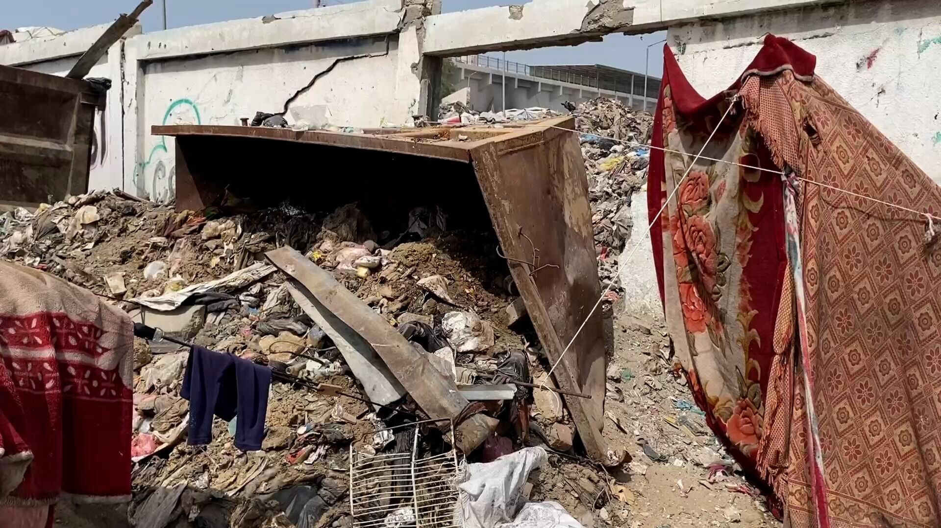 نازحون في غزة يواجهون الجوع والمرض وسط مكب النفايات  - سبوتنيك عربي, 1920, 10.04.2025