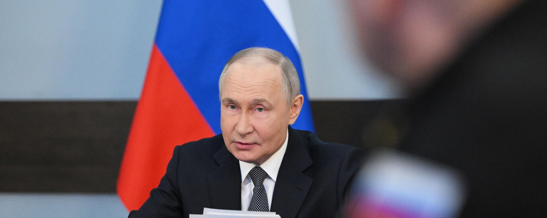 الرئيس فلاديمير بوتن يعقد اجتماعا بشأن تطوير البحرية الروسية - سبوتنيك عربي, 1920, 11.04.2025