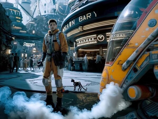 مصور صحفي في وكالة الأنباء والإذاعة الدولية"سبوتنيك" على القمر - سبوتنيك عربي