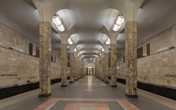 محطة مترو أفتوزافودسكايا في موسكو. - سبوتنيك عربي