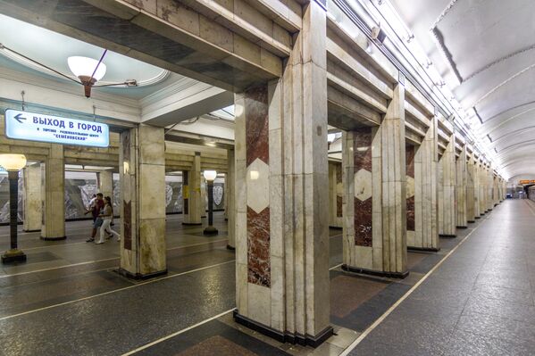 محطة مترو &quot;سيمينوفسكايا&quot;. - سبوتنيك عربي