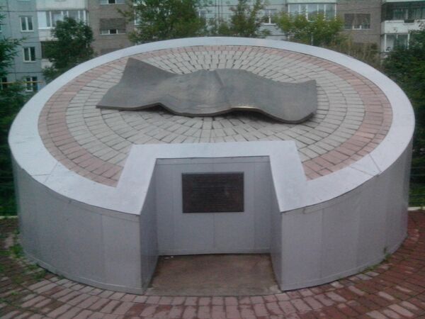 نصب تذكاري للأوراق النقدية من فئة عشرة روبل في كراسنويارسك، روسيا. - سبوتنيك عربي