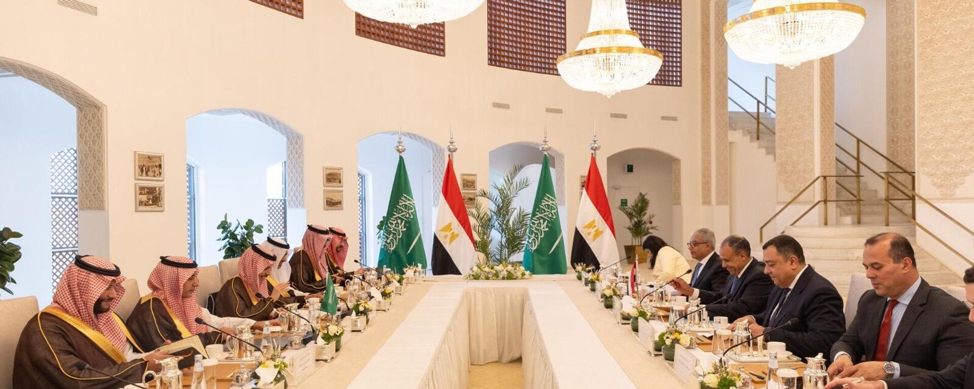 وزير الخارجية المصري، بدر عبد العاطي يترأس وفد مصر في أعمال لجنة المتابعة والتشاور السياسي مع السعودية في الرياض ويلتقي وزير الخارجية السعودي فرحان بن عبد الله - سبوتنيك عربي, 1920, 21.04.2025