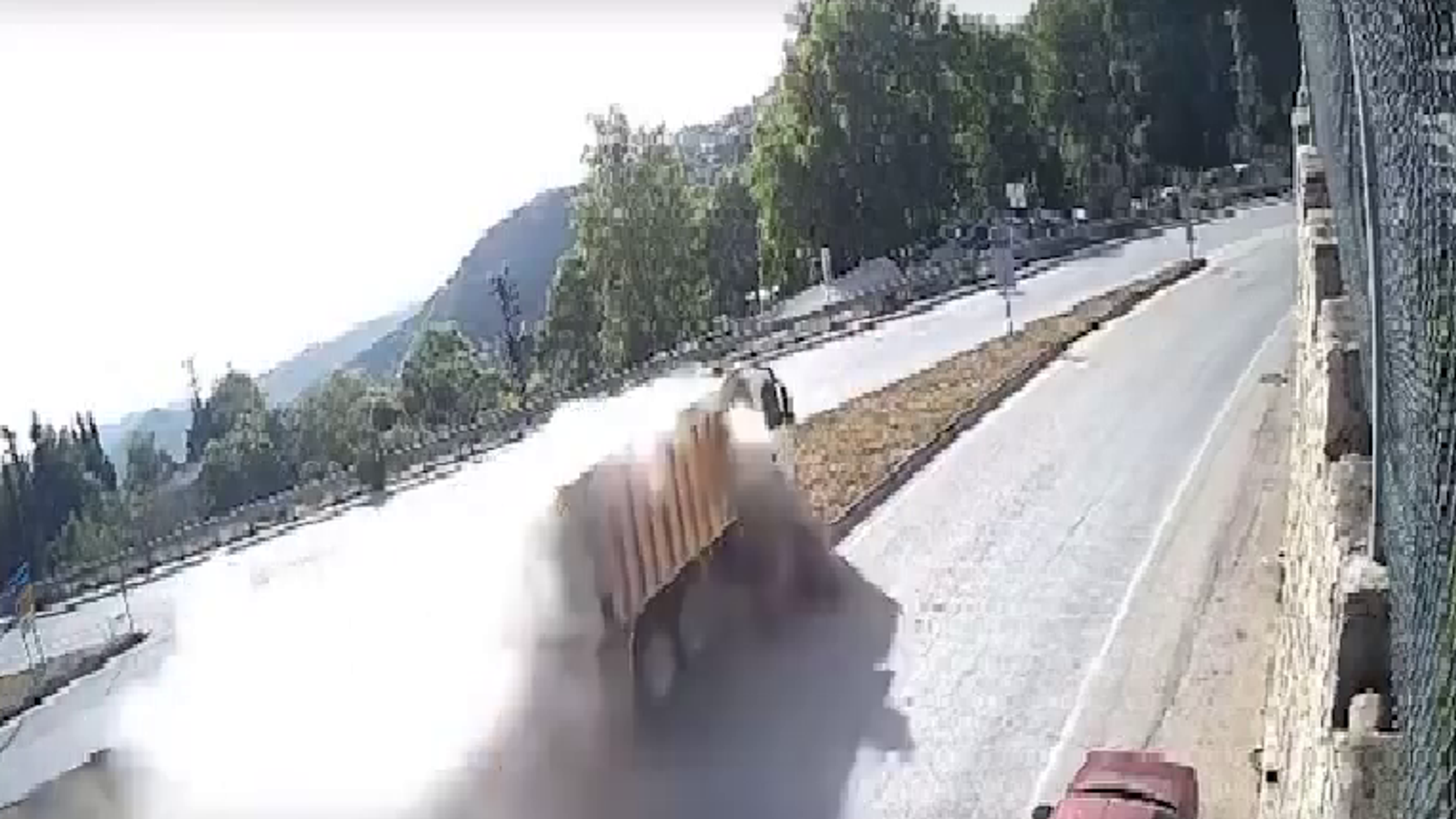 عطل في الفرامل يتسبب بكارثة في هاتاي... فيديو