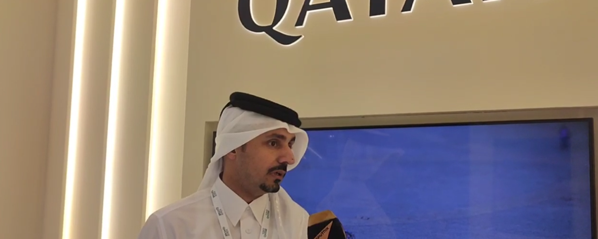 مدير إدارة العلاقات العامة في الجناح القطري بمؤتمر السفر العربي، جاسم محمود - سبوتنيك عربي, 1920, 28.04.2025