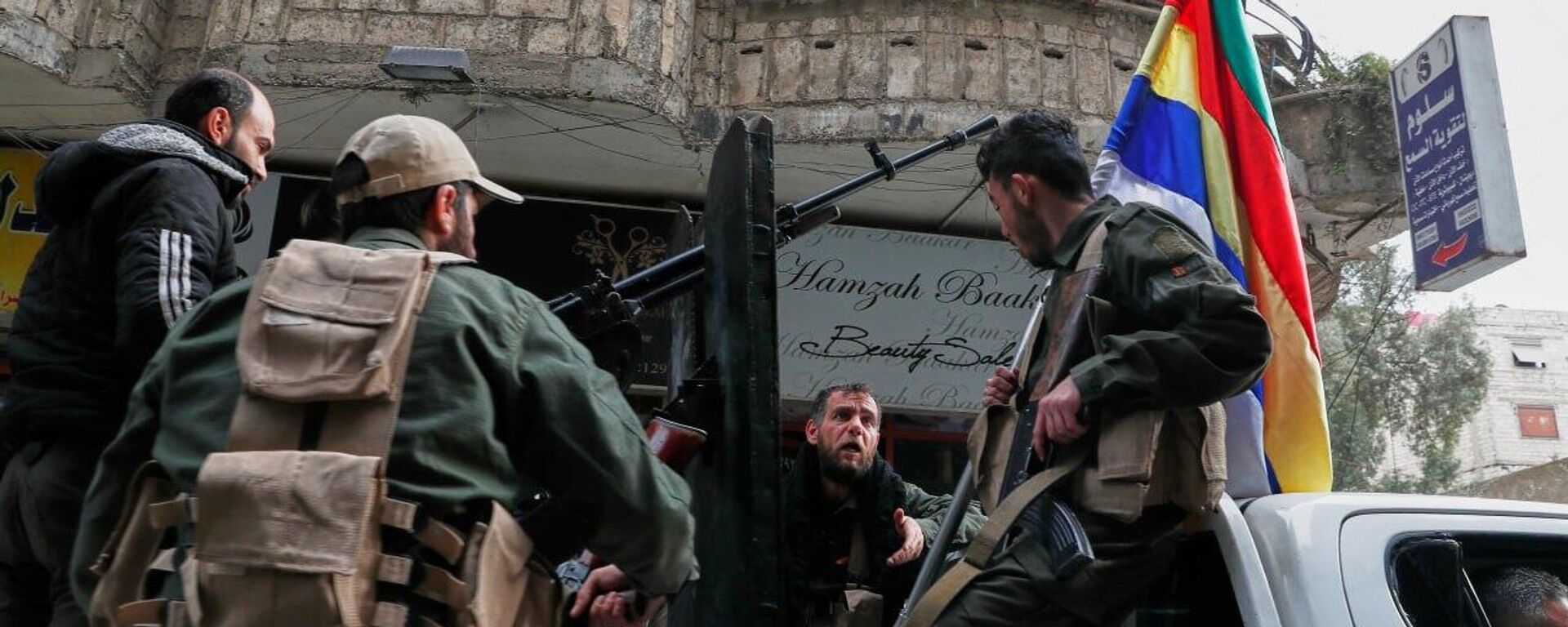 مقاتلون دروز في شوارع مدينة جرمانا، في ضواحي العاصمة دمشق، سوريا. - سبوتنيك عربي, 1920, 17.08.2025