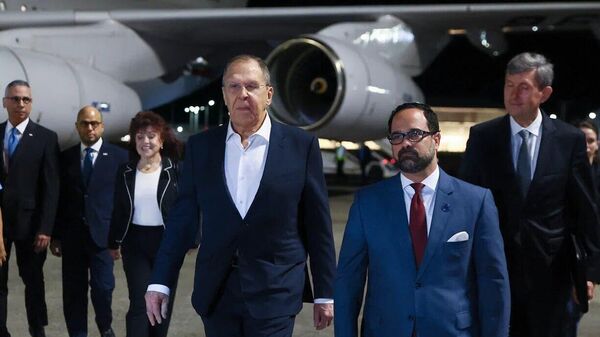 وزير الخارجية الروسي سيرغي لافروف يصل إلى الدومينكان - سبوتنيك عربي