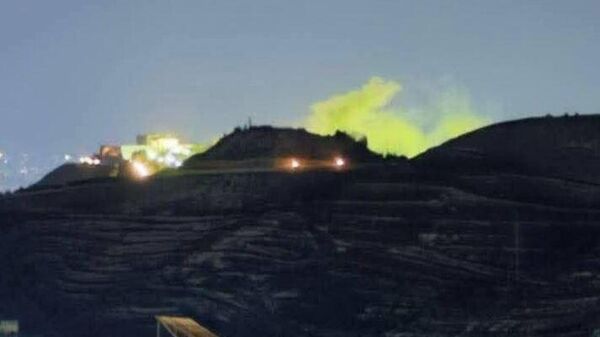 مشاهد متداولة لاستهدف إسرائيل لمنطقة مجاورة للقصر الرئاسي  - سبوتنيك عربي