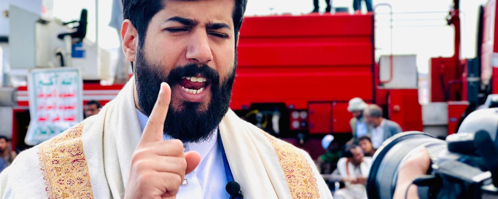 رضوان علي الحيمي الوزير المفوض في حكومة صنعاء التابعة لأنصار الله - سبوتنيك عربي, 1920, 06.05.2025