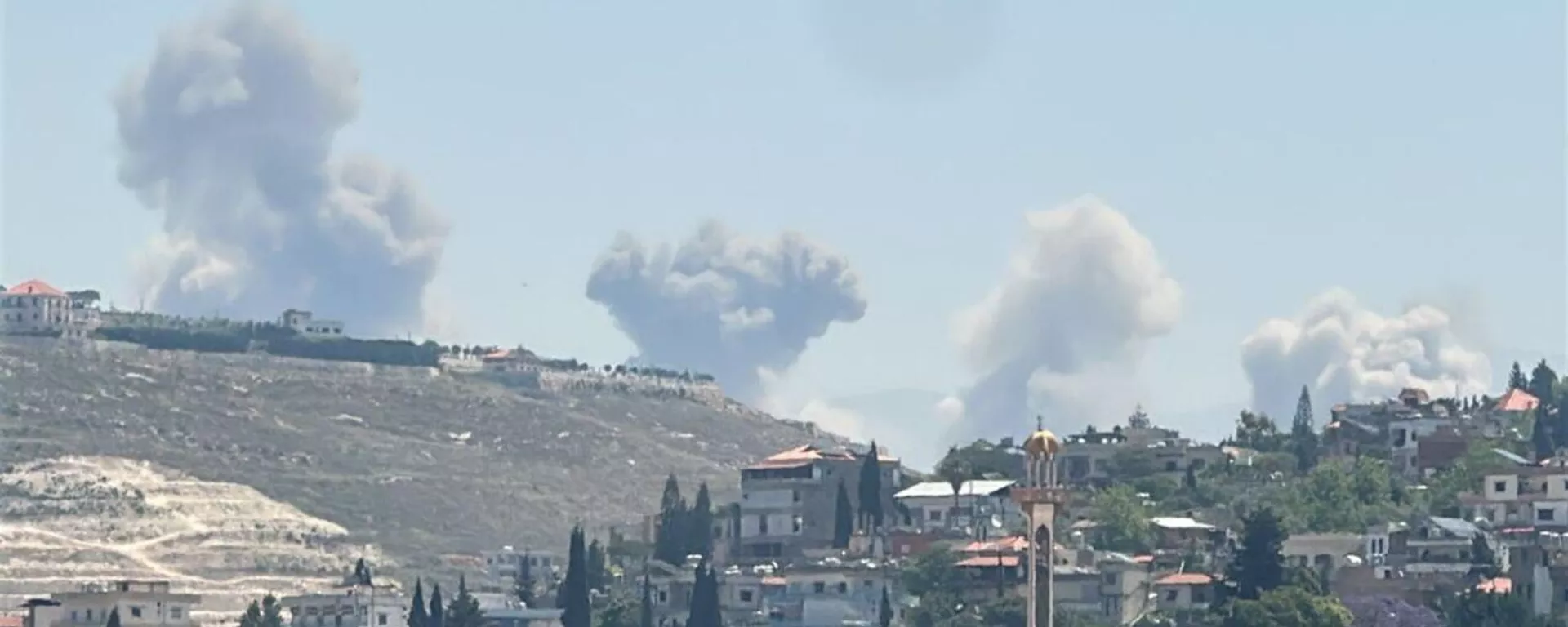 الجيش الإسرائيلي يهاجم موقعًا لحزب الله اللبناني في منطقة جبل البوفور جنوب لبنان - سبوتنيك عربي, 1920, 25.01.2026