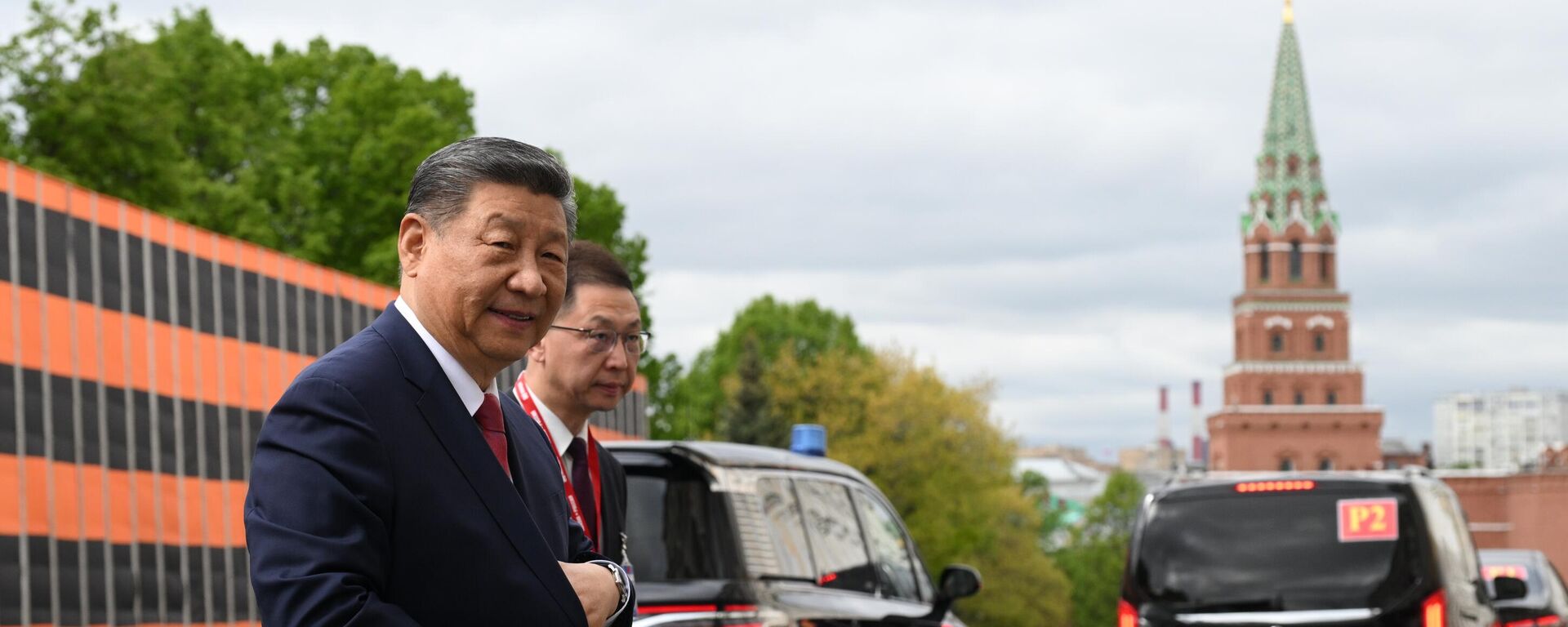 وصول الرئيس الصيني شي جين بينغ،إلى روسيا، يوم أمس الأربعاء، ومن المتوقع أن تستمر زيارة الرئيس الصيني، إلى روسيا من 7 إلى 10 مايو/ أيار الجاري - سبوتنيك عربي, 1920, 08.05.2025