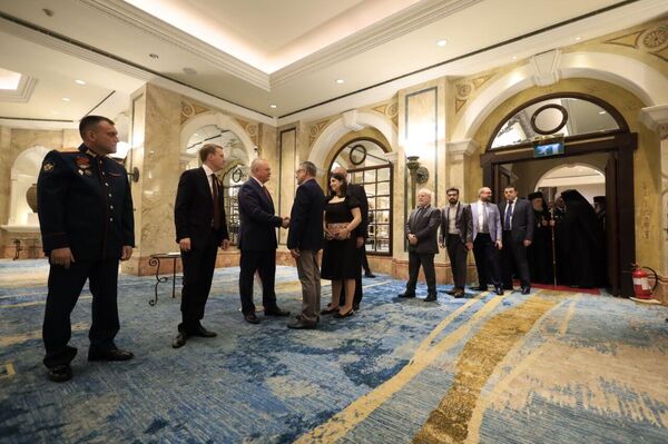 السفارة الروسية في بيروت تنظم حفل استقبال بمناسبة الذكرى الثمانين للنصر في الحرب الوطنية العظمى. السفارة الروسية في بيروت تنظم حفل استقبال بمناسبة الذكرى الثمانين للنصر في الحرب الوطنية العظمى. - سبوتنيك عربي
