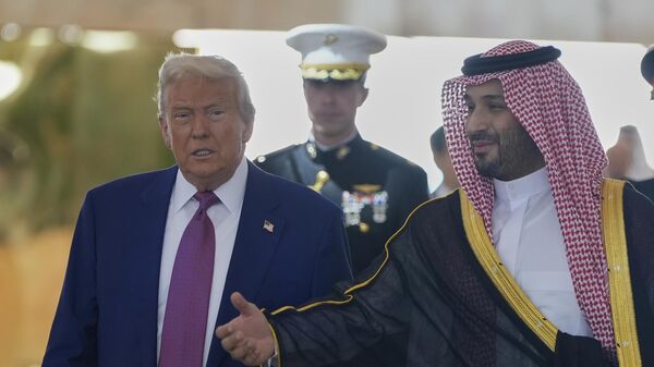ولي العهد السعودي يستقبل ترامب  - سبوتنيك عربي