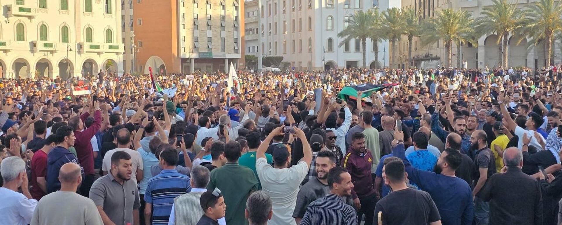 مظاهرات في العاصمة الليبية طرابلس
 - سبوتنيك عربي, 1920, 28.11.2025