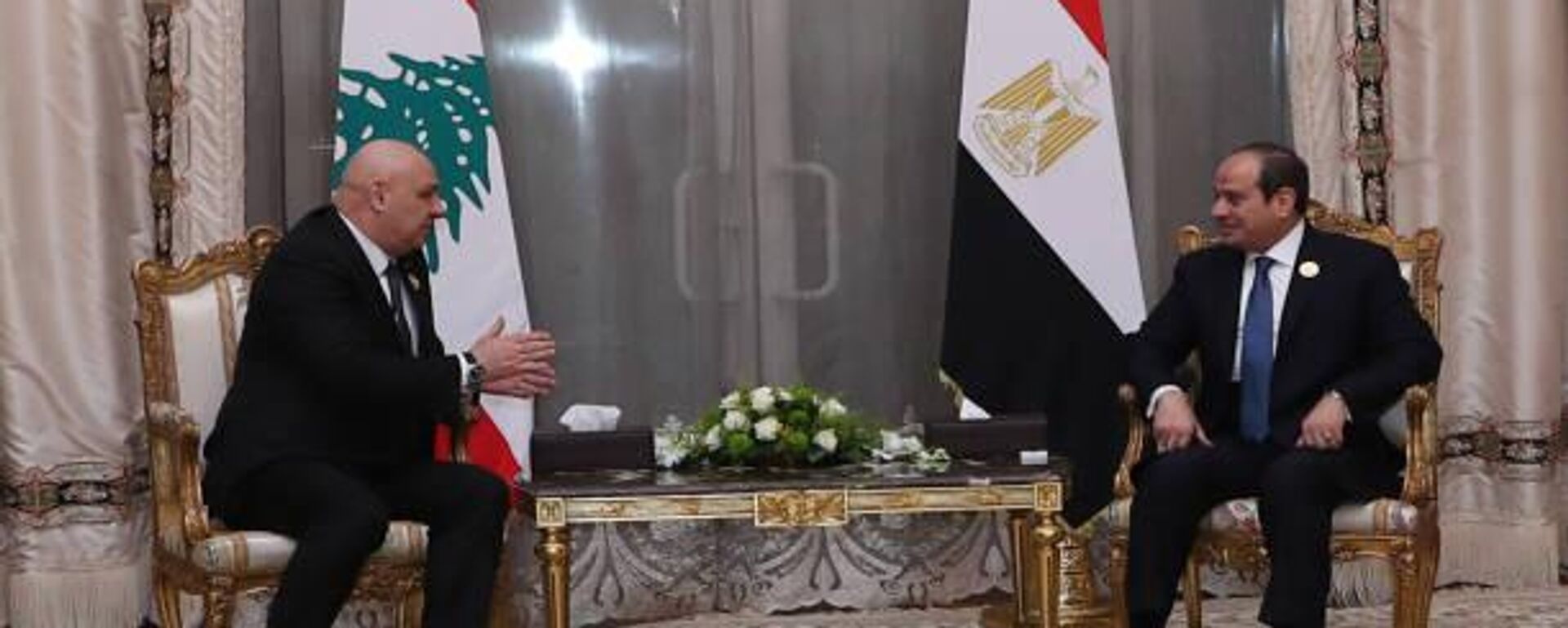 الرئيسان السيسي وعون - سبوتنيك عربي, 1920, 19.05.2025