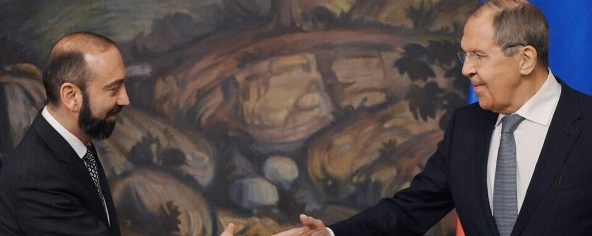  لافروف ونظيره الأرميني يعقدان مؤتمراً صحفياً عقب المباحثات - سبوتنيك عربي, 1920, 21.05.2025