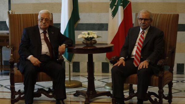 استقبال رئيس مجلس الوزراء اللبناني نواف سلام للرئيس الفلسطيني محمود عباس - سبوتنيك عربي
