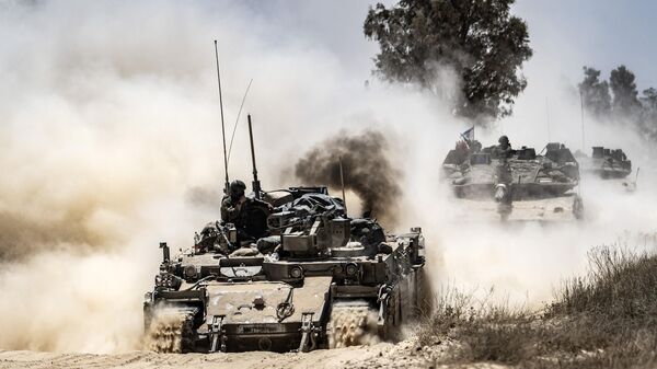 دبابات الجيش الإسرائيلي في غزة - سبوتنيك عربي