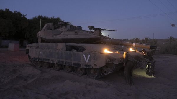 دبابة إسرائيلية - سبوتنيك عربي