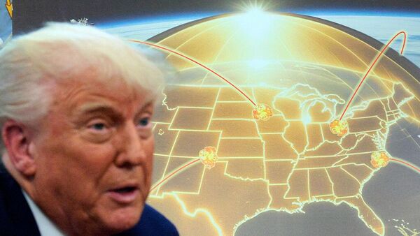 الرئيس الأمريكي دونالد ترامب يتحدث عن نظام صاروخي يريد بناءه باسم القبة الذهبية - سبوتنيك عربي