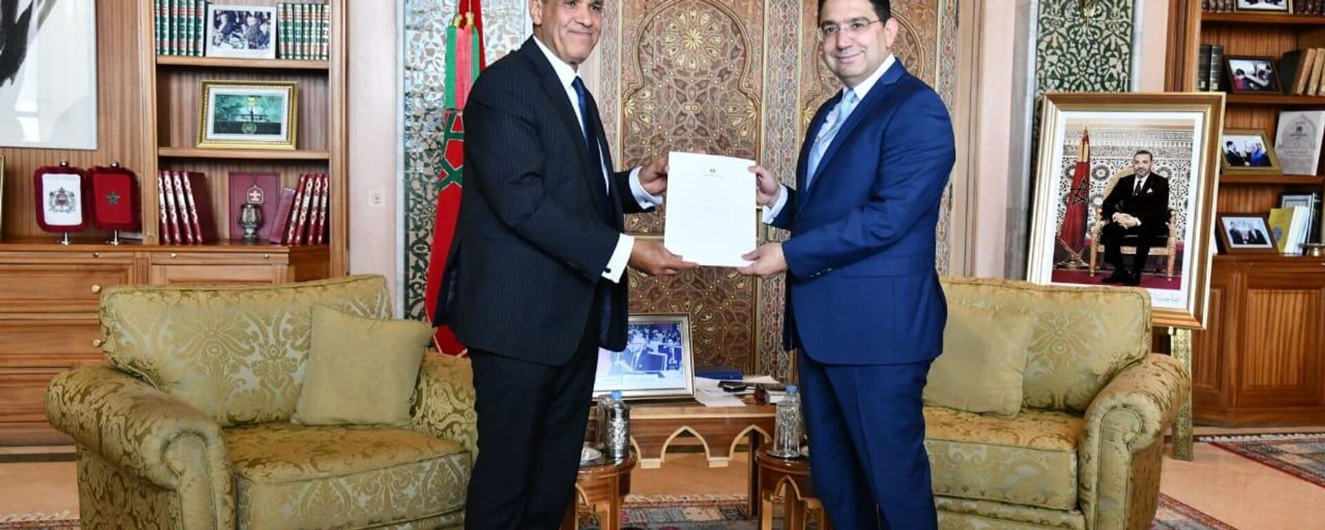 وزيرا خارجية مصر والمغرب  - سبوتنيك عربي, 1920, 29.05.2025