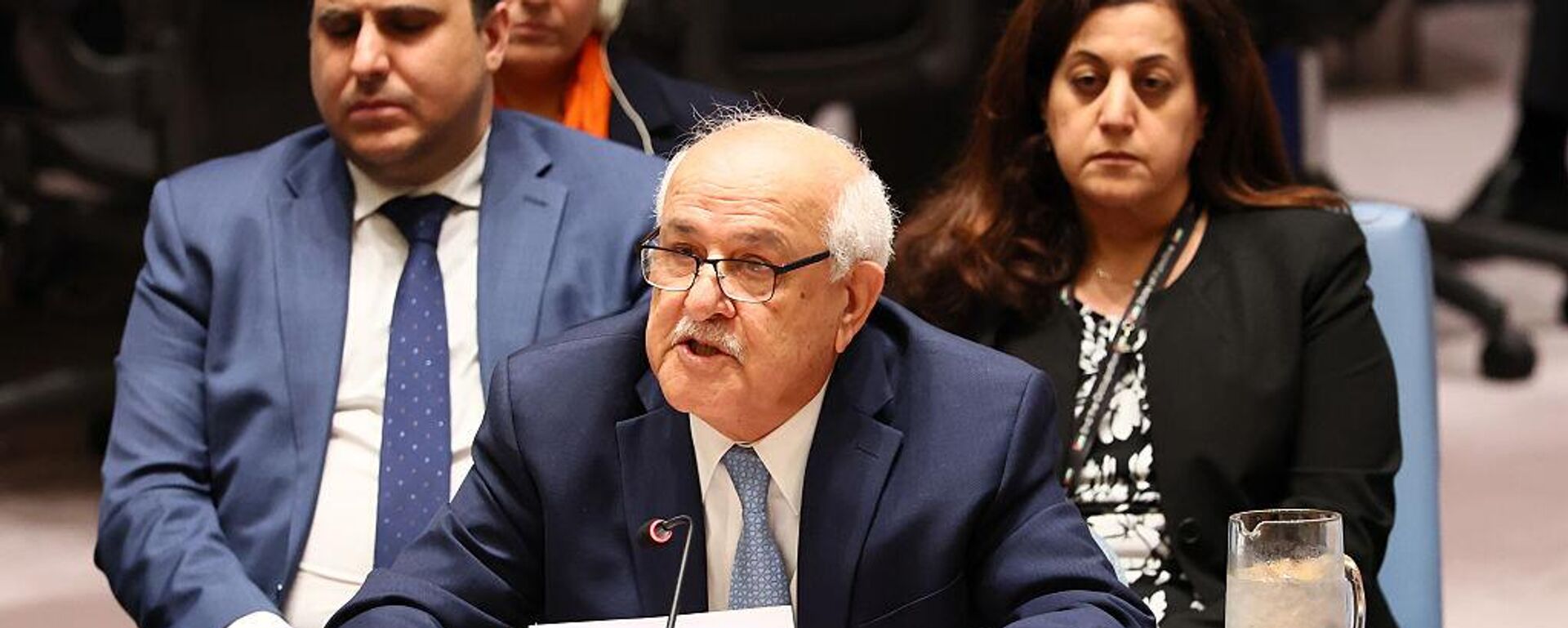 مندوب فلسطين الدائم لدى الأمم المتحدة، رياض منصور - سبوتنيك عربي, 1920, 29.05.2025