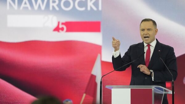 Karol Nawrocki, the presidential candidate backed by the conservative Law and Justice party. - سبوتنيك عربي
