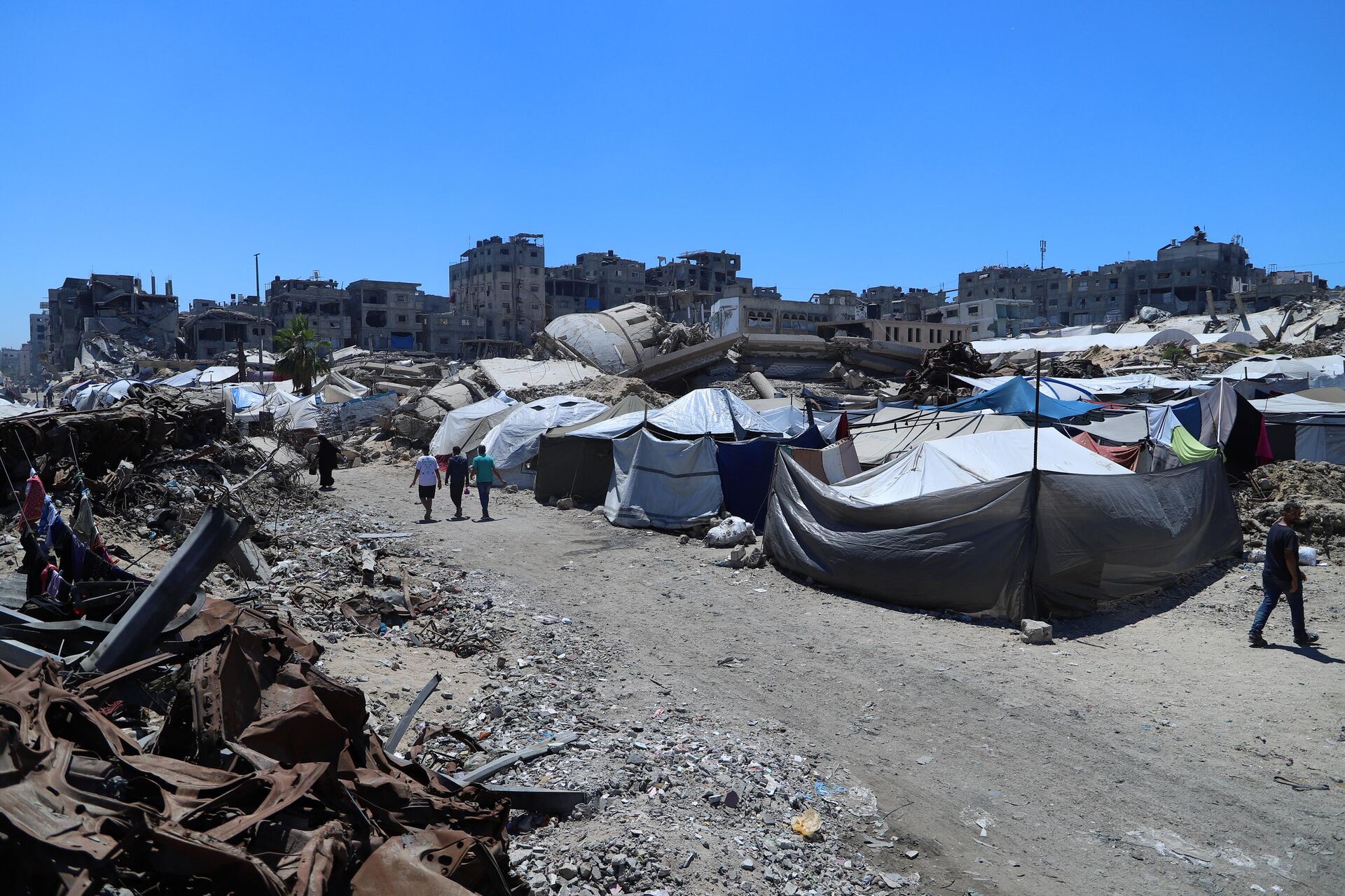 الفلسطينيون شمال غزة يكافحون للبقاء في ظل غياب المساعدات  - سبوتنيك عربي, 1920, 03.06.2025