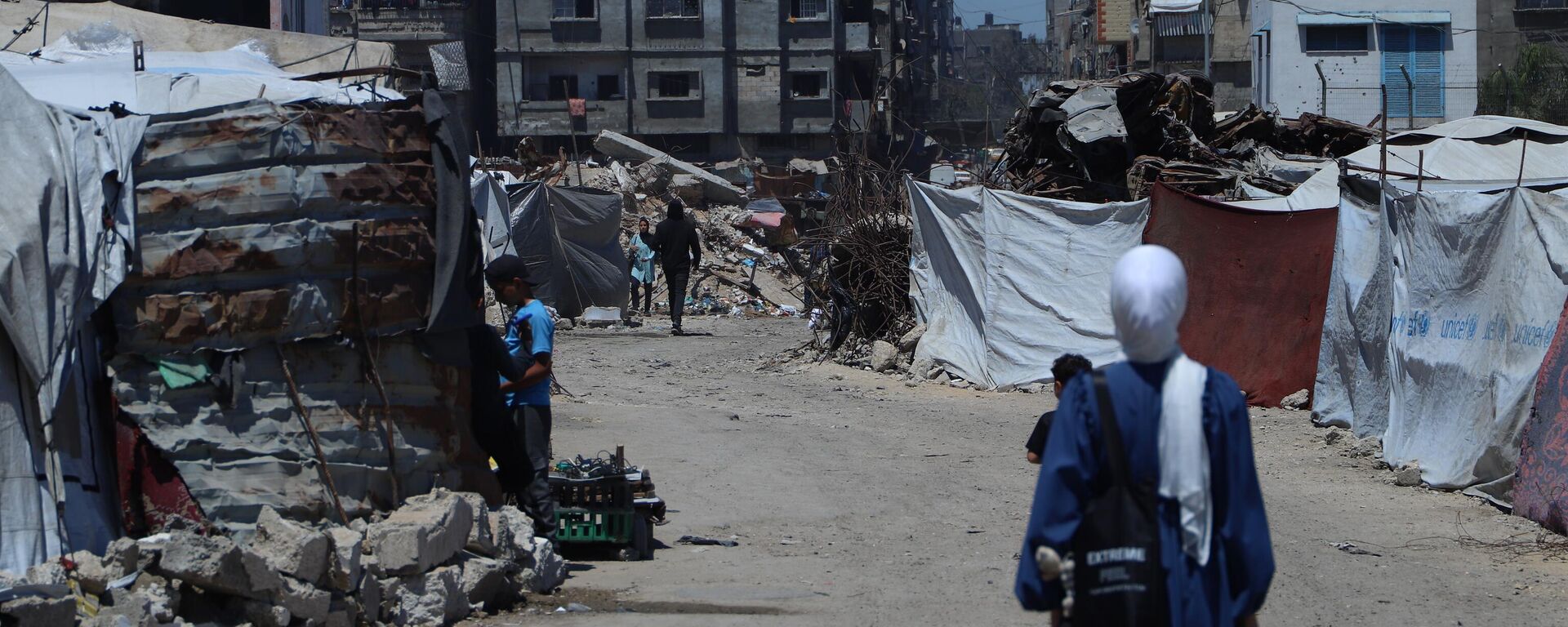 الفلسطينيون شمال غزة يكافحون للبقاء في ظل غياب المساعدات  - سبوتنيك عربي, 1920, 17.08.2025