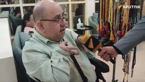 أردني من أصحاب الهمم  في معرض الحسناء النعيمي في الإمارات - سبوتنيك عربي