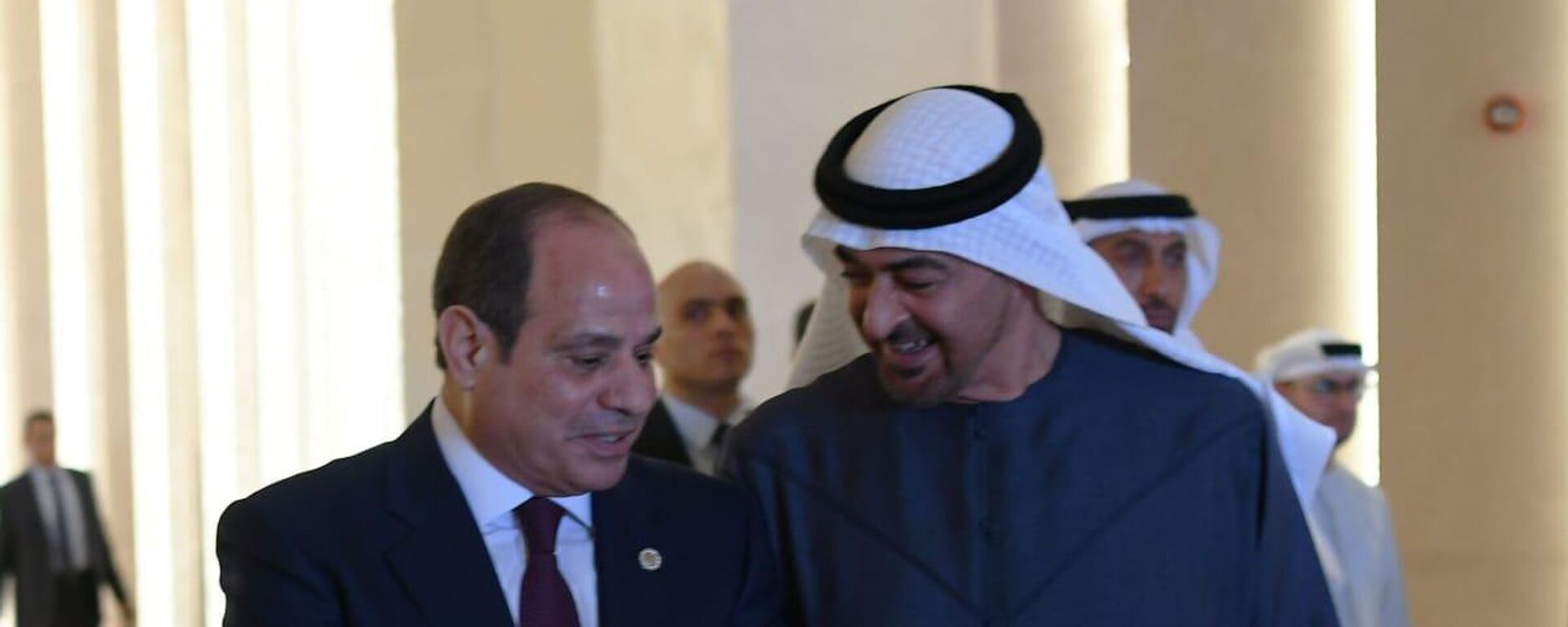 رئيس دولة الإمارات الشيخ محمد بن زايد والرئيس المصري عبد الفتاح السيسي - سبوتنيك عربي, 1920, 29.09.2025