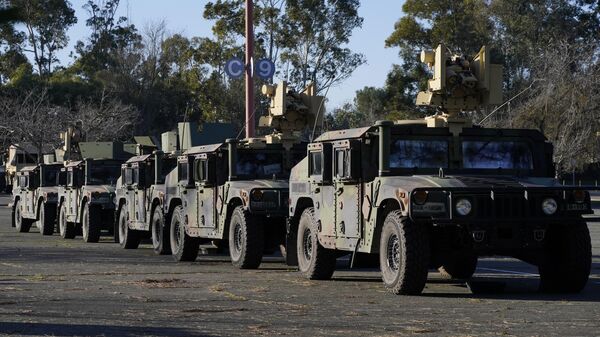 مركبات الحرس الوطني في كاليفورنيا 2021 - سبوتنيك عربي