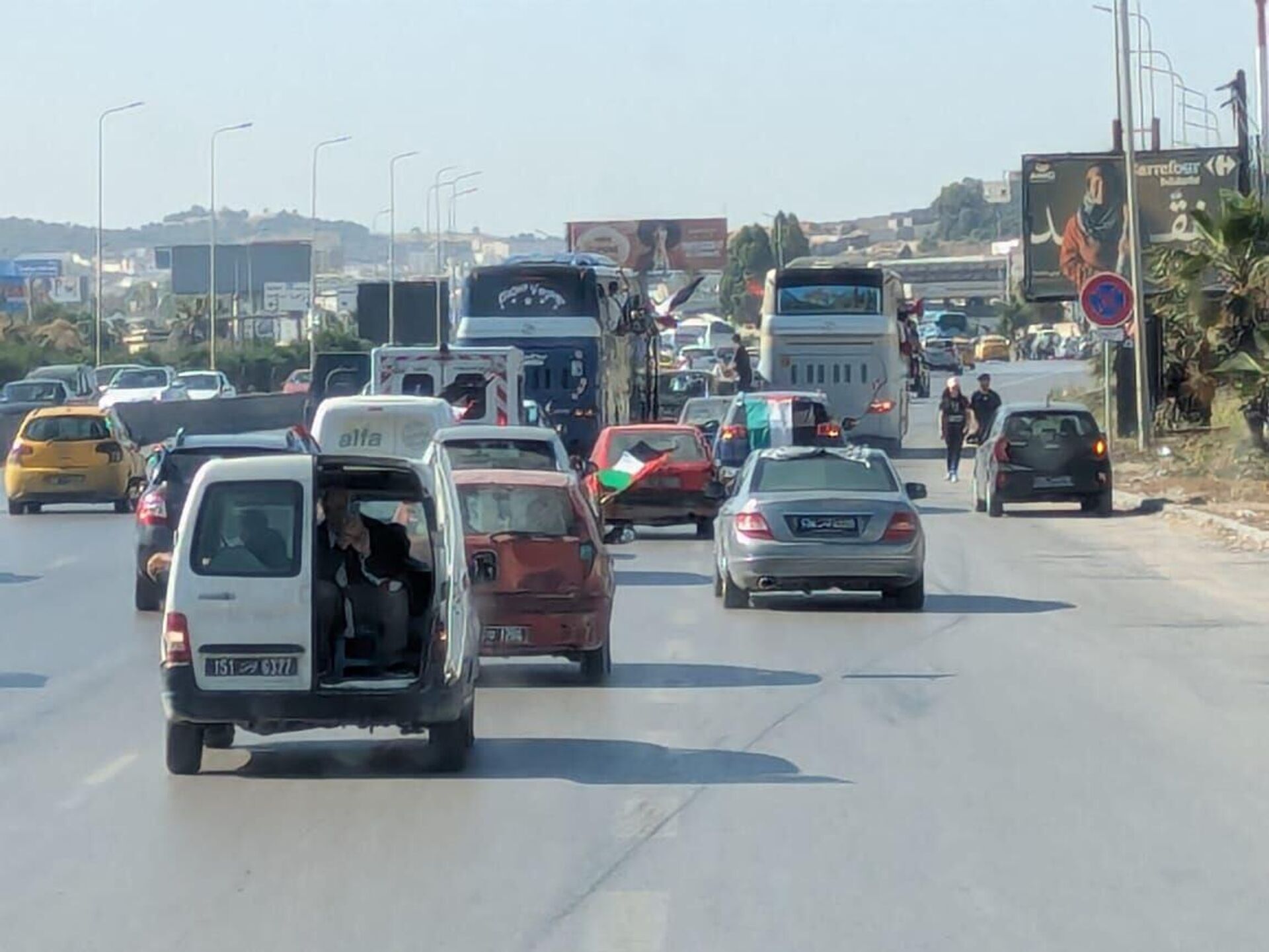 قافلة الصمود البرية تنطلق من تونس نحو معبر رفح المصري - سبوتنيك عربي, 1920, 09.06.2025