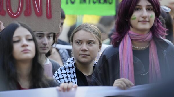 ناشطة المناخ السويدية، غريتا تونبرغ - سبوتنيك عربي