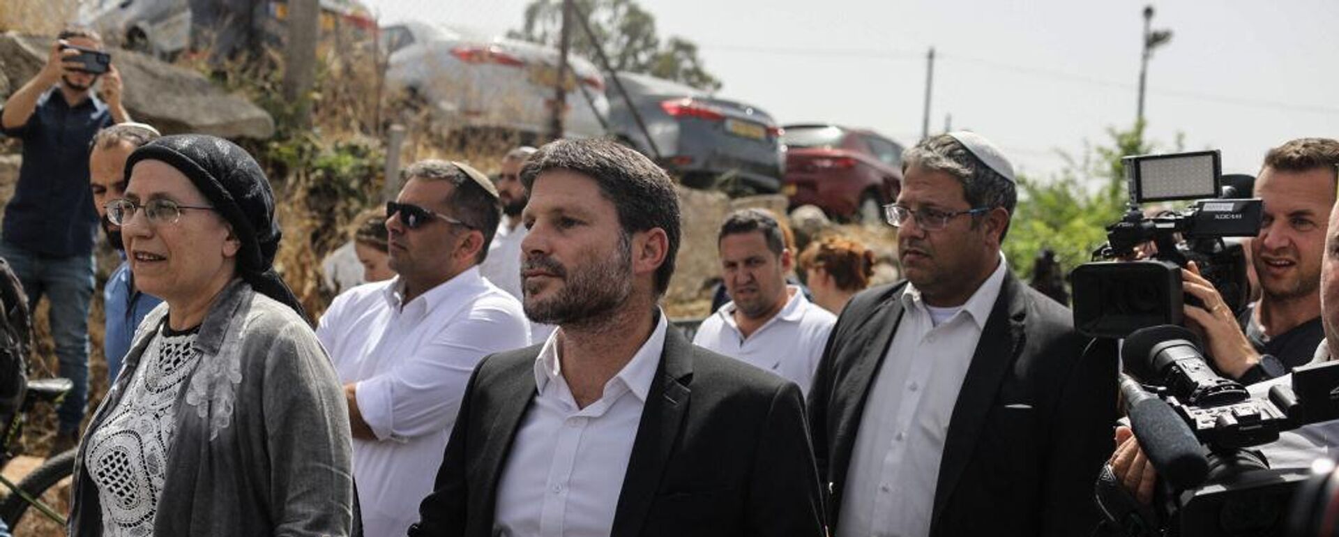 وزير الأمن القومي الإسرائيلي إيتمار بن غفير مع وزير المالية الإسرائيلي بتسلئيل سموتريش - سبوتنيك عربي, 1920, 10.06.2025