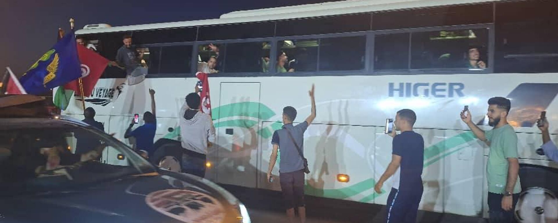 قافلة الصمود تصل بوقرين وسط ليبيا في طريقها نحو شرق ليبيا دعما لغزة - سبوتنيك عربي, 1920, 12.06.2025