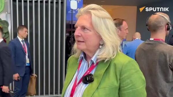 وزيرة خارجية النمسا السابقة، كارين كناسل - سبوتنيك عربي